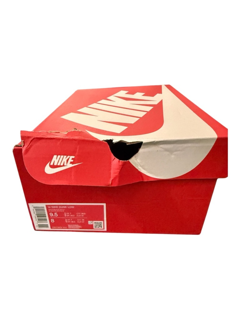 Nike Dunk Low Panda Black White Women’s 9.5 Men’s 8 NWT - Picture 2 of 8